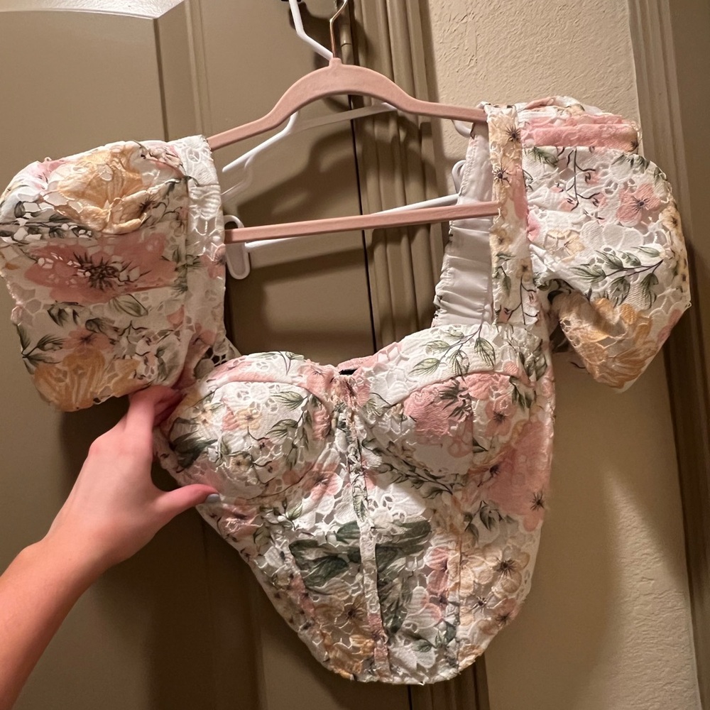 Floral Lace Top